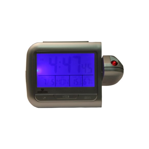 Merion projektoros asztali óra, LCD, egy lámpás