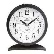 Merion ébresztőóra,quartz, fekete