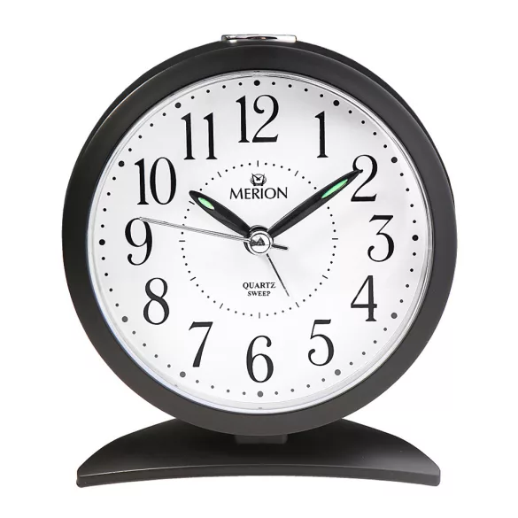 Merion ébresztőóra,quartz, fekete