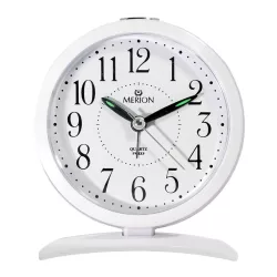 Merion ébresztőóra, quartz, fehér