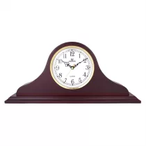   Merion quartz fa kandallóóra, domború üveges, (mahagóni)