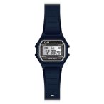   Q&Q unisex műanyag karóra, quartz/LCD, fekete színű, M173J019Y