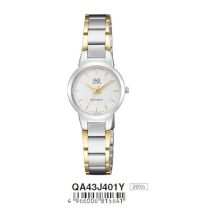   Q&Q női fémcsatos karóra, quartz, bicolor színű, QA43J401Y