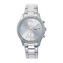   Q&Q női karóra, quartz, ezüst színű fémtok, ezüst színű nemesacél csat, ezüst színű számlap, C70A-003PY
