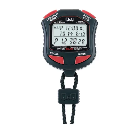 Q&Q stopperóra, LCD, HS45J003Y