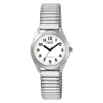   Q&Q női karóra, quartz, ezüst színű fémtok, ezüst színű rugóscsat, fehér számlap C05A-024PY