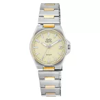   Q&Q női karóra, quartz, bicolor színű nemesacél tok, bicolor színű nemesacél csat, arany számlap (Superior) S22A-007PY