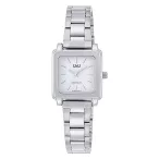   Q&Q női karóra, quartz, ezüst színű fémtok, ezüst színű fémcsat, ezüst színű számlap, C79A-001PY
