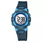   Q&Q női karóra, quartz, digitális kijelzés, kék műanyag tok, kék műanyag szíj, G32A-002VY
