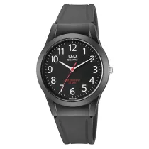   Q&Q férfi karóra, quartz, fekete színű műanyag tok, fekete színű műanyag szíj, fekete színű számlap VQ50J024Y
