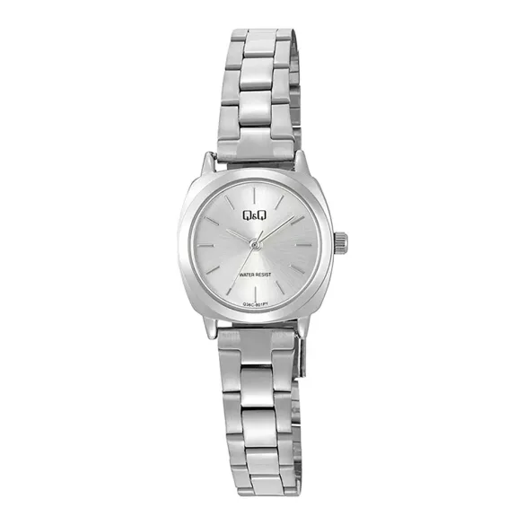 Q&Q női karóra, quartz, ezüst színű fémtok, ezüst színű számlap, ezüst színű fémcsat Q36C-001PY