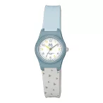   Q&Q gyerek karóra, quartz, kék színű műanyag tok, kék/szürke színű műanyag szíj, fehér számlap VP47J035Y