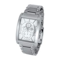   ASTRON 5690-7 férfi karóra, chronograph, ezüst színű nemesacél tok, ezüst színű nemesacél csat, fehér számlap, keményített ásványüveg, quartz szerkezet, 50 m (5 ATM) vízállóság