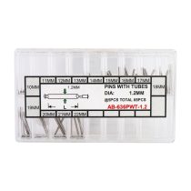 Peremes csat-stift (1.2), ezüst színű, / 65 db