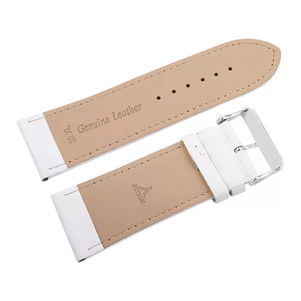 Karóra szíj, feh.ezü.30mm.XL