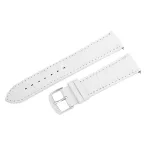 Karóra szíj, fehér színű, gyorskioldós, 75+125/22 mm