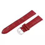 Karóra szíj, bordó színű, gyorskioldós, 75+125/20 mm