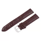 Karóra szíj, barna színű, gyorskioldós, 75+125/20 mm