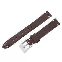   Karóra bőrszíj, barna színű, gyorskioldós, 80+125/16 mm