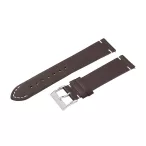   Karóra bőrszíj, barna színű, gyorskioldós, 80+125/18 mm