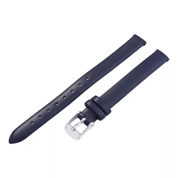 Karóra szíj, sötétkék színű, varrás nélküli, 65+105 / 10 mm  