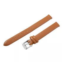   Karóra szíj, világos barna színű, varrás nélküli, 65+105 / 12 mm  