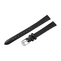   Karóra szíj,fekete színű, varrás nélküli, 65+105 / 12 mm  