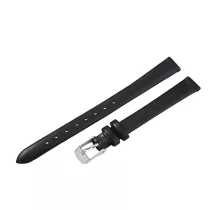   Karóra szíj,fekete színű, varrás nélküli, 65+105 / 8 mm  