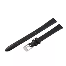   Karóra szíj,fekete színű, varrás nélküli, 65+105 / 8 mm  