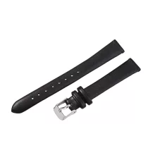   Karóra szíj,fekete színű, varrás nélküli, 65+105 / 14 mm  