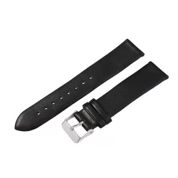   Karóra szíj,fekete színű, varrás nélküli, 65+105 / 22 mm  