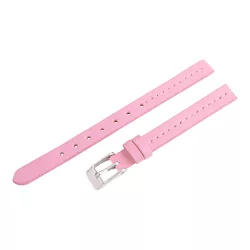 Karóra bőrszíj rózsaszínű, 8 mm