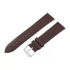   Karóra szíj, varrás nélküli, sötétbarna színű, mérete 75+115/20mm