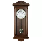   Merion ingás fa falióra,quartz, hangjelzés nélküli, dió színű