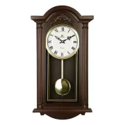 Merion ingás dió színű fa falióra