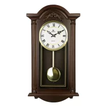 Merion ingás dió színű fa falióra