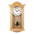 Merion ingás natúr színű fa falióra