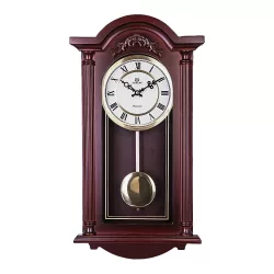 Merion ingás mahagóni színű fa falióra