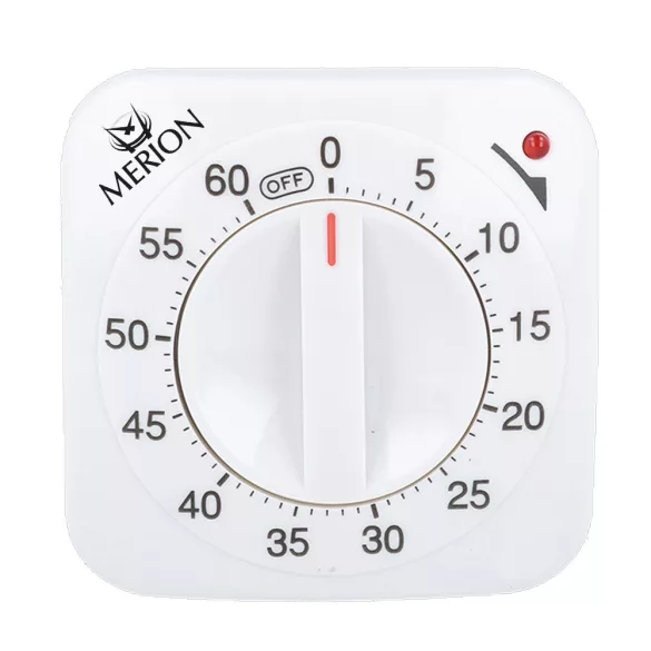 Merion konyhai percjelző, quartz, fehér színű