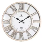   Merion falióra, quartz, antikolt római számos keret, antikolt számlap, sweep