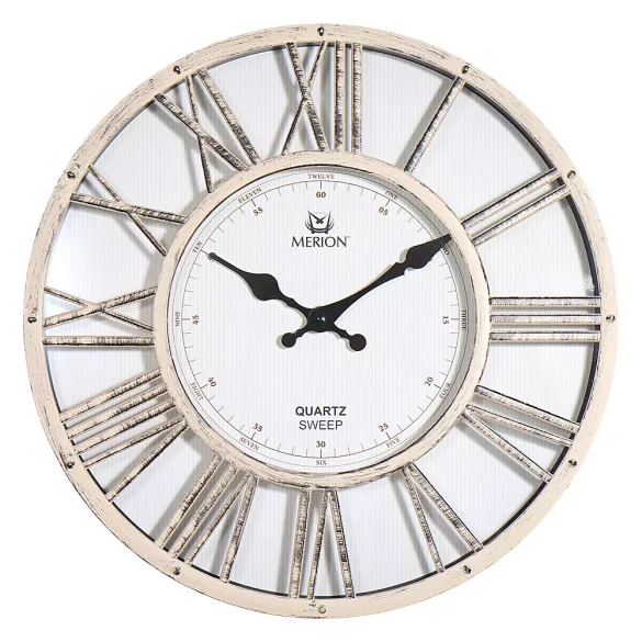 Merion falióra, quartz, antikolt római számos keret, antikolt számlap, sweep