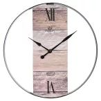   Merion falióra, quartz, fém keret, különleges fa számlap, sweep