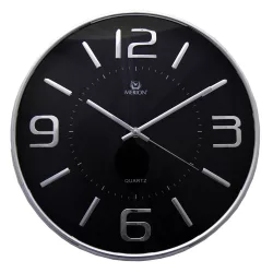   Merion falióra,quartz,ezüst színű tok, fekete számlap,sweep