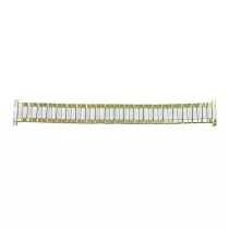 Acél karóra csat, rugós, bicolor színű, 16-21 mm