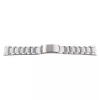 Acél karóra csat, békazáras, ezüst színű, 22 mm