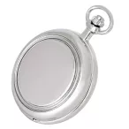   Tiko Time zsebóra, quartz, ezüst színű fémtok, fehér / arab számos számlap