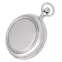   Tiko Time zsebóra, quartz, ezüst színű fémtok, fehér / arab számos számlap