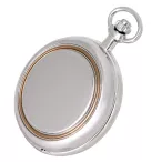   Tiko Time zsebóra, quartz, bicolor (ezüst és rózsaarany) színű tok, fehér/arab számos számlap