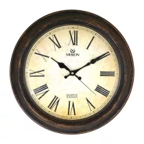   Merion falióra, quartz, bronz színű keret, antikolt jellegű számlap, sweep