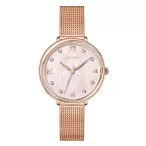   ASTRON 8065-0 női karóra, rózsa arany színű nemesacél tok, rózsa arany színű milánói csat, rózsa arany számlap, keményített ásványüveg, quartz szerkezet, WR 50M vízállóság